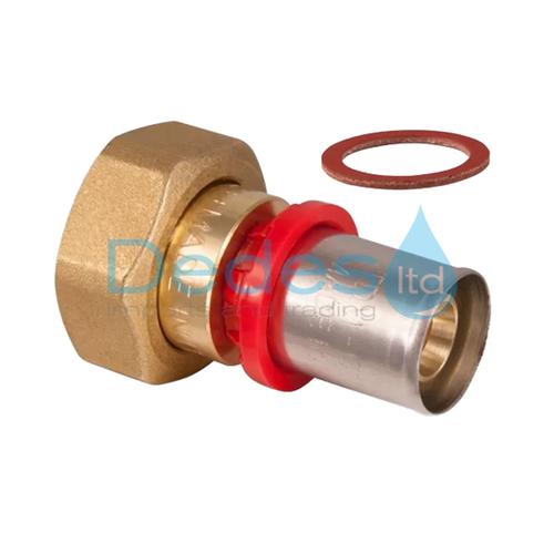 ΡΑΚΟΡ ΠΡΕΣΑΡΙΣΤΟ ΜΕ ΤΡΕΛΟ ΘΗΛ.ΠΑΞΙΜ. 1"xΦ26x3,0mm ΟΡΕΙΧ/ΝΟ ΚΥΑΘΙΟ ΙΝΟΧ 10 BAR +90˚C UΝΙ ΙSΟ 7/1 ΙΤΑΛ