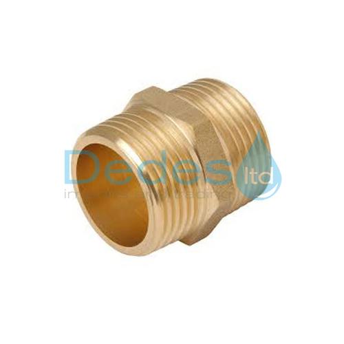 ΝΙΠΕΛ ΟΡΕΙΧΑΛΚΙΝΟ 3/4" COMPACT Φ20 ΑΡΣΕΝ. ΕΞΑΓΩΝΟ #27 ΚΙΤΡΙΝΟ L34 ΒΙΔΩΤΟ 58gr UNI EN 12165 ΙΤΑΛΙΑΣ