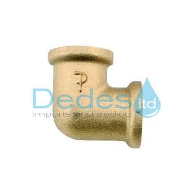 ΓΩΝΙΑ ΟΡΕΙΧΑΛΚΙΝΗ SUPER 3/4" ΘΗΛΥΚΗ-ΘΗΛΥΚΗ B/T 116gr ΚΙΤΡΙΝΗ ΒΙΔΩΤΗ L42 UNI EN 12165 ΙΤΑΛΙΑΣ