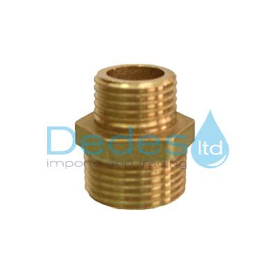 ΝΙΠΕΛ ΟΡΕΙΧΑΛΚΙΝΟ ΣΥΣΤΟΛΙΚΟ 1"x1/2" ΑΡΣ. COMPACT 68gr ΕΞΑΓΩΝΟ #33 ΚΙΤΡΙΝΟ L32 UNI EN 12165 ΙΣΠΑΝΙΑΣ