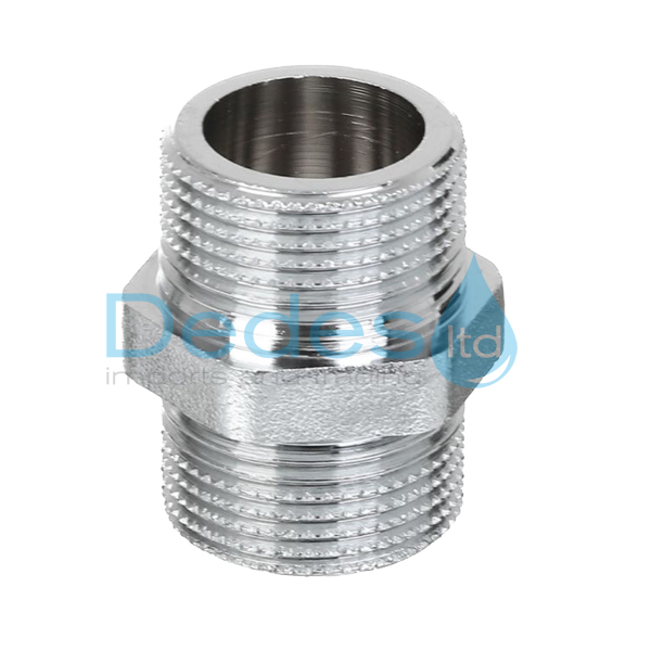 ΦΩΤΟΓΡΑΦΙΑ 2 ΝΙΠΕΛ ΧΡΩΜΕ ΓΥΑΛΙΣΜΕΝΟ 1/2" SUPER ΑΡΣ.Φ14 ΕΞΑΓΩΝΟ #21 ΒΙΔΩΤ.L34 ΟΡΕΙΧΑΛ/ΝΟ 40gr UNI EN 12165 ΙΤΑΛΙΑΣ