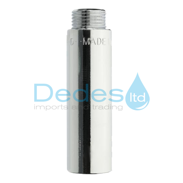 ΦΩΤΟΓΡΑΦΙΑ 2 ΠΡΟΣΘΗΚΗ ΣΤΡΟΓΓΥΛΗ L80mm ΧΡΩΜΕ ΒΤ ΙΤΑΛΙΑΣ 1/2" x Φ26 DIN ΑΡΣ.- ΘΗΛ. 176gr ΟΡΕΙΧΑΛΚΙΝΗ UNI EN 12164