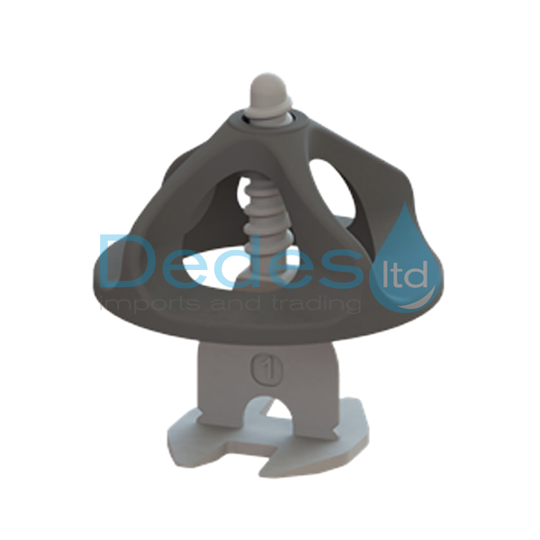 ΦΩΤΟΓΡΑΦΙΑ 2 ΣΤΑΥΡΟΙ ΑΡΜΟΥ NEW ΣΤΗΡΙΞΗΣ ΜΕΓ. ΠΛΑΚΙΔΙΩΝ 1.0mm ΓΚΡΙ ΠΛΑΣΤΙΚΟΙ ΑΝΑ ΤΕΜΑΧΙΟ ΣΕ ΝΑΥΛΟΝ HAGER ΤΩΝ 100τ.