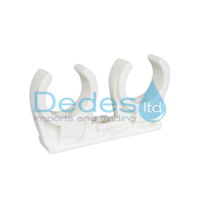 ΣΤΗΡΙΓΜΑ ΠΛΑΣΤΙΚΟ BIFIX Φ16-18 ΔΙΠΛΟ ΛΕΥΚΟ ΜΕ Μ6 ΠΑΞΙΜΑΔΙ ΕΝΘΕΤΟ ΟΡΕΙΧΑΛΚΙΝΟ