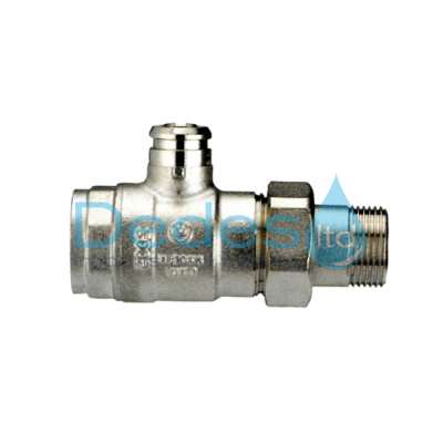 ΣΩΜΑ-ΒΑΝΑ 1" ΚΟΡΜΟΣ ΧΡΩΜΕ FULL PN16 ΜΕ ΕΝΑ ΡΑΚΟΡ ΑΡΣΕΝ.- ΘΗΛ. TE-SA ΔΙΟΔΗ DN25 ΙΤΑΛΙΑΣ