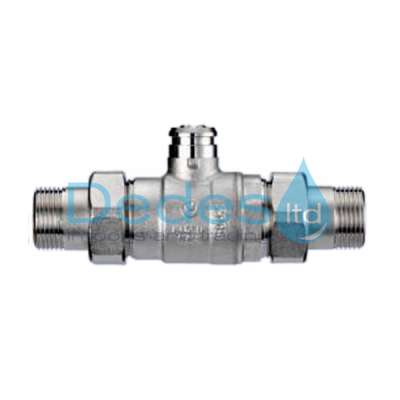 ΣΩΜΑ-ΒΑΝΑ 1.1/4" ΚΟΡΜΟΣ ΧΡΩΜΕ FULL ΜΕ ΔΥΟ ΡΑΚΟΡ ΑΡΣ.-ΑΡΣ.IVR222 ΔΙΟΔΗ ΙΤΑΛ.Max 100°C-32bar Min-10°C