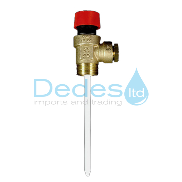 ΒΑΛΒΙΔΑ ΑΣΦΑΛΕΙΑΣ ΣΤΕΡΕΩΝ ΚΑΥΣΙΜΩΝ 3/4"xΦ15 ΘΕΡΜΟΚΡΑΣΙΑΣ 90⁰C ΠΙΕΣΗΣ 3bar UNIVAL ΟΡΕΙΧΑΛΚΙΝΗ ΙΤΑΛ.