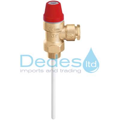 ΒΑΛΒΙΔΑ ΑΣΦΑΛΕΙΑΣ CALEFFI ΣΤΕΡ.ΚΑΥΣΙΜΩΝ Art.309542 3/4" ΑΡΣxΦ15 ΠΙΕΣΗ=4bar-90°C=ΘΕΡΜΟΚΡ.10KW=ΕΚΤΟΝΩΣ