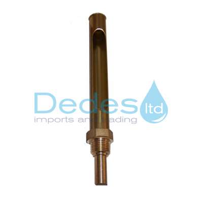 ΘΗΚΗ-ΚΥΑΘΕΙΟ ΚΥΛΙΝΔΡΙΚΟ ΚΑΘΕΤΟ ΟΡΕΙΧΑΛΚΙΝΟ ΧΡΩΜΕ L200x1/2" ΑΡΣ.ΚΑΤΩ ΣΠΕΙΡΩΜΑ ΓΙΑ ΘΕΡΜΟΜΕΤΡΟ ΛΕΒΗΤΟΣ