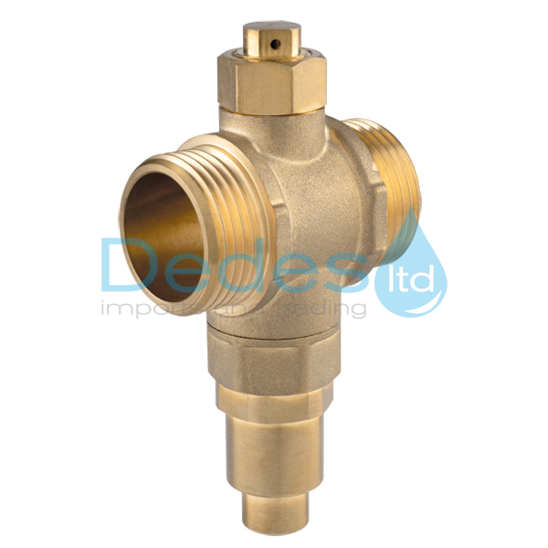 ΒΑΛΒΙΔΑ ΑΝΤΙΠΑΓΩΤΙΚΗ FERRO AFV32 1.1/4" DN32 ΑΡΣ. ΜΕ ΑΙΣΘΗΤ. OPEN 3˚C CLOSE 4˚C ΓΙΑ ΑΝΤΛΙΕΣ ΘΕΡΜΟΤΗΤ