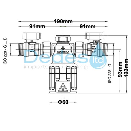 ΦΩΤΟΓΡΑΦΙΑ 2 ΔΙΑΧΩΡΙΣΤΗΣ ΣΩΜΑΤΙΔΙΩΝ 300401 MAGNETO 3/4" BRESCIANE 0°C +90°C 3b.MAX ΜΕ ΙΣΧΥΡ.ΜΑΓΝΗΤΗ ΔΙΑΚ.ΑΠΟΚΟΠΗΣ