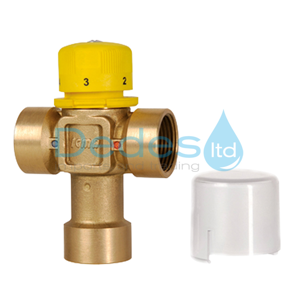 ΦΩΤΟΓΡΑΦΙΑ 2 ΘΕΡΜΟΣΤΑΤΙΚΟΣ ΑΝΑΜΙΚΤΗΣ 1" ΘΗΛ.ΘΗΛ.ΘΗΛ. ΗΛΙΑΚΩΝ ΣΥΣΤΗΜΑΤΩΝ 30/60˚C- MAX 100˚C PN10 ICMA ΟΡΕΙΧ ΙΤΑΛ.