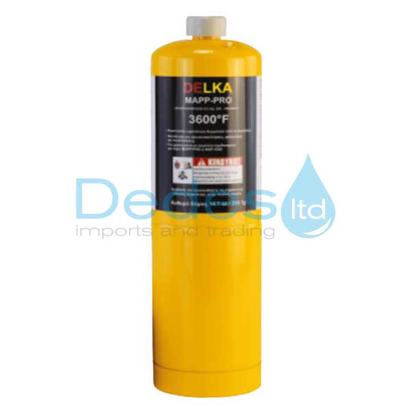 ΦΩΤΟΓΡΑΦΙΑ 2 ΦΙΑΛΗ MAPP-PRO DELKA 1lbs ΚΙΤΡΙΝΗ 14oz ΜΙΑΣ ΧΡΗΣΗΣ ΓΙΑ ΣΥΓΚΟΛΛΗΣΕΙΣ ΝΕΑΣ ΓΕΝΙΑΣ 400.0gr 28bar