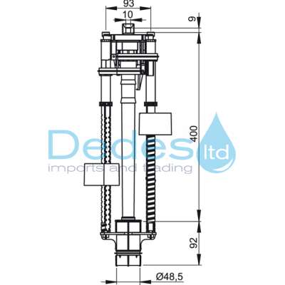 ΦΩΤΟΓΡΑΦΙΑ 2 ΜΗΧΑΝΙΣΜΟΣ ΑΝΤΑΛ/ΚΤΙΚΟ A09A ALCAPLAST ΠΑΛΙΟΣ ΓΙΑ ΚΑΖΑΝΑΚΙ ΕΝΤΟΙΧΙΣΜΟΥ SLIM ΔΑΠΕΔΟΥ SADROMODUL