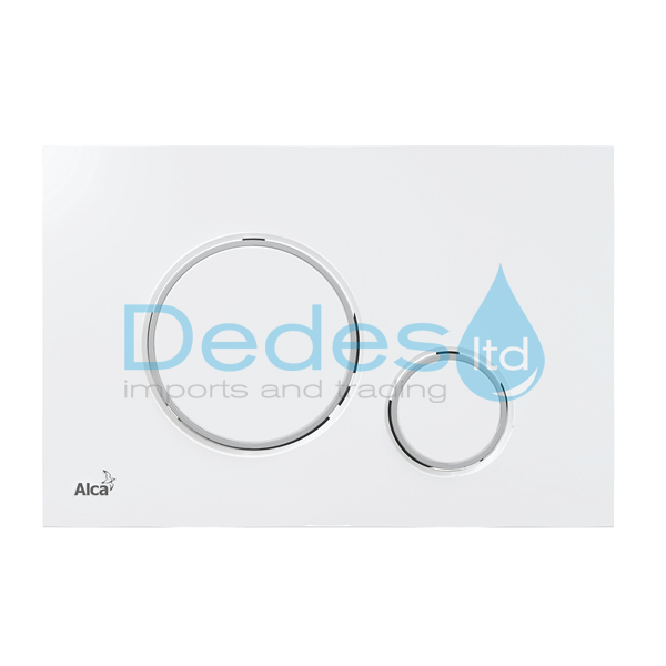 ΠΛΑΚΑ ΠΑΡΑΛΛ/ΓΡΑΜΗ ΛΕΥΚΗ-ΓΥΑΛΙΣ M770 THIN ALCAPLAST 247x165x5mm ΙΙ ΠΑΤΗΜΑ ΚΥΚΛ. ΧΡΩΜΕ ΣΤΡΟΓΓ.Φ90-Φ50