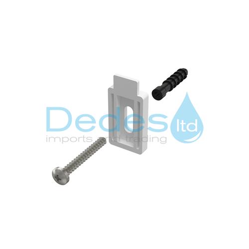 ΣΤΗΡΙΓΜΑ ΤΟΙΧΟΥ ΣΕΤ 2τμχ. ΠΛΑΚΑΚΙ, ΟΥΠΑ, ΒΙΔΑ Z012 ΑΝΤΑΛΛΑΚΤΙΚΑ ΓΙΑ ΚΑΖΑΝΑΚΙΑ A93 ALCAPLAST