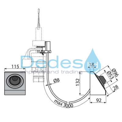 ΦΩΤΟΓΡΑΦΙΑ 4 ΜΠΟΥΤΟΝ ΙΝΟΧ ΑΕΡΟΣ ΔΑΠΕΔΟΥ-ΤΟΙΧΟΥ ΙΤΑΛΙΑΣ ΕΞΩΤΕΡΙΚΟ ΜΕ ΕΛΑΣΤΙΚΗ ΦΟΥΣΚΑ ΜΑΥΡΗ, ΣΩΛΗΝΑΚΙ & ΣΠΙΡΑΛ 3μ.