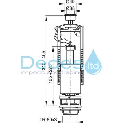 ΦΩΤΟΓΡΑΦΙΑ 2 ΜΗΧΑΝΙΣΜΟΣ START-STOP A2000 ALCAPLAST ΜΗΧΑΝΙΚΟΣ ΠΑΤΗΤΟΣ ΚΑΖΑΝΑΚΙΩΝ ΜΕ ΧΩΝΕΥΤΟ ΜΠΟΥΤΟΝ & ΣΠΕΙΡΩΜΑ 2"