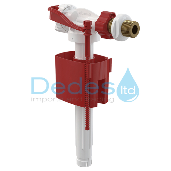 ΦΛΟΤΕΡ ΑΘΟΡΥΒΟ A160-1/2" NEW ALCAPLAST ΠΛΑΪΝΟ ΜΕ ΜΕΤΑΛΛΙΚ.ΣΠΕΙΡΩΜΑ 38mm ΡΥΘΜΙΖ/ΝΟ ΠΛΩΤΗΡΑ 0.5-10 bar