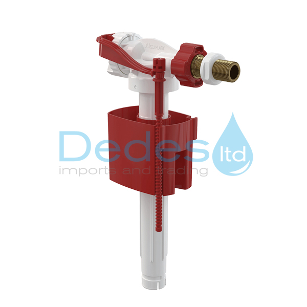 ΦΛΟΤΕΡ ΑΘΟΡΥΒΟ A160-3/8" NEW ALCAPLAST ΠΛΑΪΝΟ ΜΕ ΜΕΤΑΛΛΙΚ.ΣΠΕΙΡΩΜΑ 38mm ΡΥΘΜΙΖ/ΝΟ ΠΛΩΤΗΡΑ 0.5-10 bar