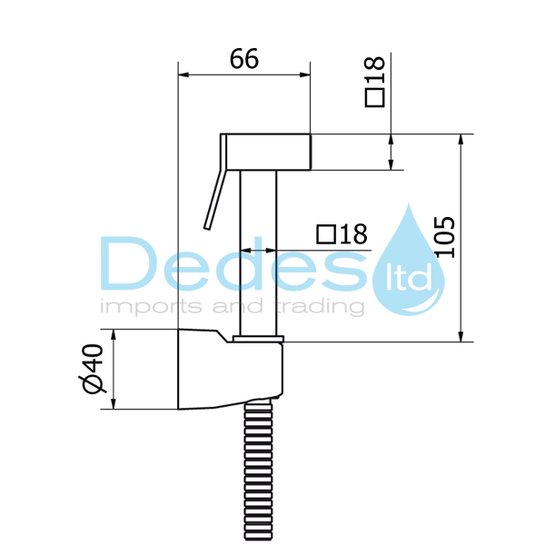 ΦΩΤΟΓΡΑΦΙΑ 2 ΣΕΤ ΥΓΙΕΙΝΗΣ ΜΑΥΡΟ QUADRA No3330B ΙΤΑΛ. ΜΕ ΤΕΤΡΑΓ.ΜΕΤΑΛΛ. ΤΗΛΕΦΩΝΟ, ΣΠΙΡΑΛ 1.20m, ΣΤΗΡΙΓΜΑ ΝΤΟΥΖ ABS