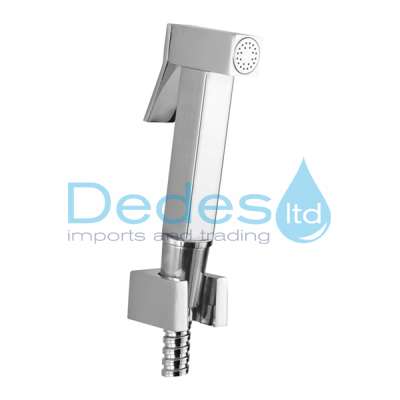 ΣΕΤ ΥΓΙΕΙΝΗΣ ΧΡΩΜΕ QUADRA No03330 ΙΤΑΛ. ΜΕ ΤΕΤΡΑΓ.ΜΕΤΑΛΛ. ΤΗΛΕΦΩΝΟ, ΣΠΙΡΑΛ 1.20m, ΣΤΗΡΙΓΜΑ ΝΤΟΥΖ ABS