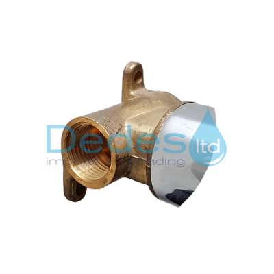 ΦΩΤΟΓΡΑΦΙΑ 2 ΔΙΑΚΟΠΤΗΣ ΜΙΞΕΩΣ ΕΝΤΟΙΧΙΣΜΟΥ TS TONDO ΧΡΩΜΕ ΣΤΡΟΓΓΥΛΟΣ LUX 1/2" ΜΕ ΣΤΗΡΙΓΜΑ ΤΗΛΕΦΩΝΟΥ & ΡΟΖΕΤΑ Φ70