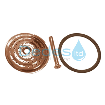 ΑΝΤΑΛΛΑΚΤΙΚΟ ΣΕΤ ΦΙΛΤΡΟ Φ48 BRONZE ΜΕ ΒΙΔΑ Μ6 & ΛΑΣΤΙΧΟ ΣΤΕΓ/ΣΗΣ ΓΙΑ ΤΗΛΕΦΩΝΟ RETRO-OLD ΜΕΤΑΛΛΙΚΟ