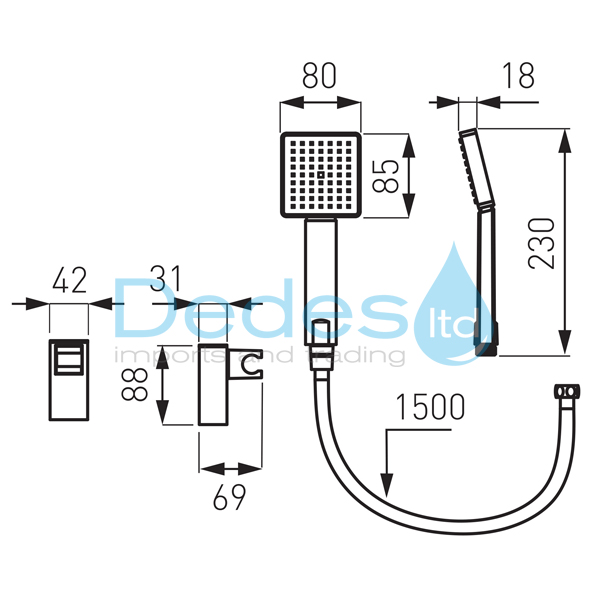 ΦΩΤΟΓΡΑΦΙΑ 4 ΚΙΤ-ΛΟΥΤΡΟΥ AMIGO VERDELINE (ΣΠΙΡΑΛ SILVER PVC 150cm +ΣΤΗΡΙΓΜΑ & ΤΗΛΕΦ.ΤΕΤΡΑΓΩΝΟ ΑΠΟ ABS) ΣΕ BLISTER