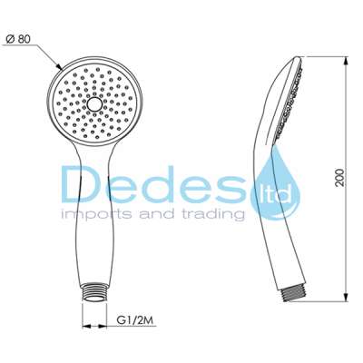 ΦΩΤΟΓΡΑΦΙΑ 2 ΤΗΛΕΦΩΝΟ ΜΠΑΝΙΟΥ ΙΤΑΛΙΑΣ MIRO SMALL ΧΡΩΜΕ ΑΠΟ ABS Φ80mm ΜΗΚΟΣ=200mm ΚΑΘΑΡΙΖΟΜΕΝΟ ΣΕ ΚΑΡΤΕΛΑ