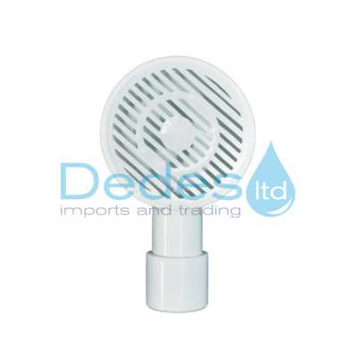 ΣΙΦΩΝ ΜΠΑΛΚΟΝΙΟΥ LAMAPLASΤ ΛΕΥΚΟ ΠΛΑΣΤΙΚΟ ΜΕ ΣΧΑΡΑ & ΕΞΟΔΟ Φ32-Φ40 ΣΥΣΤΟΛΙΚΗ