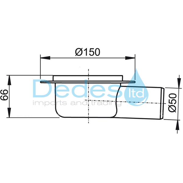 ΦΩΤΟΓΡΑΦΙΑ 2 ΣΙΦΩΝ ΔΑΠΕΔΟΥ-ΒΕΡΑΝΤΑΣ PVC APV7000 ALCAPLAST ΣΚΕΤΟ ΧΩΡΙΣ ΣΧΑΡΑ ΜΕ ΥΨΟΣ 66mm & ΕΞΟΔΟ Φ50