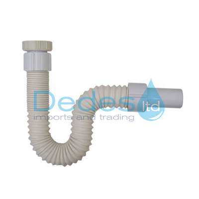 ΣΙΦΩΝ-ΣΠΙΡΑΛ ΝΕΡΟΧΥΤΟΥ SUPERFLEX ΛΕΥΚΟ ΜΕ INOX ΣΠΕΙΡΑ ΠΛΑΣΤIKO ΠΑΞΙΜΑΔΙ 1.1/2"xΦ40 ΕΞΟΔΟ ΑΡΣ. ΙΤΑΛΙΑ