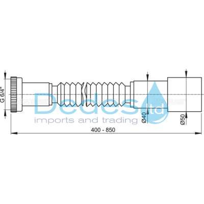 ΦΩΤΟΓΡΑΦΙΑ 2 ΣΙΦΩΝ-ΣΠΙΡΑΛ A780 Β/Τ ALCAPLAST ΝΕΡΟΧΥΤΟΥ ΜΕΤΑΛΛΙΚΟ ΠΑΞΙΜΑΔΙ 1.1/2"xΦ40-Φ50 ΕΞΟΔΟ ΣΥΣΤΟΛ.ΣΕ ΝΑΥΛΟΝ