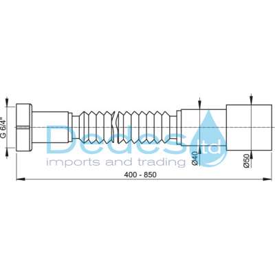 ΦΩΤΟΓΡΑΦΙΑ 2 ΣΙΦΩΝ-ΣΠΙΡΑΛ A770 Β/Τ ALCAPLAST ΝΕΡΟΧΥΤΟΥ ΠΛΑΣΤΙΚΟ ΠΑΞΙΜΑΔΙ 1.1/2"xΦ40-Φ50 ΕΞΟΔΟ ΣΥΣΤΟΛΙΚΗ ΣΕ ΝΑΥΛΟΝ
