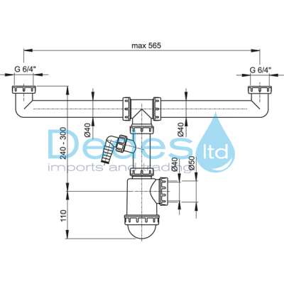ΦΩΤΟΓΡΑΦΙΑ 2 ΛΙΠΟΣΥΛΛΕΚΤΗΣ A448P ALCAPLAST ΔΙΠΛΟΣ ΧΩΡΙΣ ΒΑΛΒΙΔΑ ΜΕ ΠΑΡΟΧΗ ΠΛΥΝΤΗΡΙΟΥ & ΥΠΟΔΟΧΗ ΓΙΑ Φ40/50 ΕΞΟΔΟ