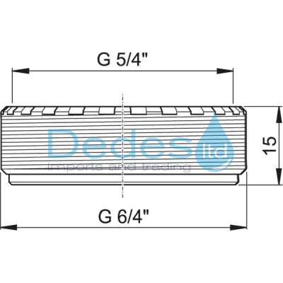 ΦΩΤΟΓΡΑΦΙΑ 2 ΑΝΤΑΠΤΟΡΑΣ ΠΛΑΣΤΙΚΟΣ ΛΕΥΚΟΣ L15mm ΚΟΝΤΟΣ 1.1/4" ΘΗΛΥΚΟΣ x 1.1/2" ΑΡΣΕΝΙΚΟΣ