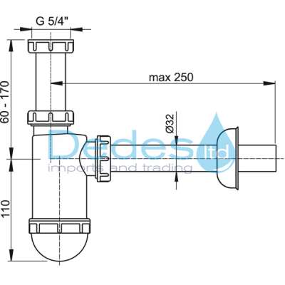 ΦΩΤΟΓΡΑΦΙΑ 2 ΣΙΦΩΝ ΝΙΠΤΗΡΟΣ ΣΤΡΟΓΓΥΛΟ B/T A430 ΠΛΑΣΤΙΚΟ ALCAPLAST 1.1/4" ΧΩΡΙΣ ΒΑΛΒΙΔΑ ΜΕ Φ32 ΕΞΟΔΟ ΠΛΑΣΤΙΚΗ