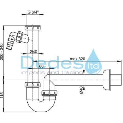 ΦΩΤΟΓΡΑΦΙΑ 2 ΣΙΦΩΝ ΝΕΡΟΧΥΤΟΥ ΣΩΛΗΝΩΤΟ A81 ALCAPLAST ΜΟΝΟ ΧΩΡΙΣ ΒΑΛΒΙΔΑ ΜΕ ΠΑΡΟΧΗ ΠΛΥΝΤΗΡΙΟΥ & ΕΞΟΔΟ Φ40