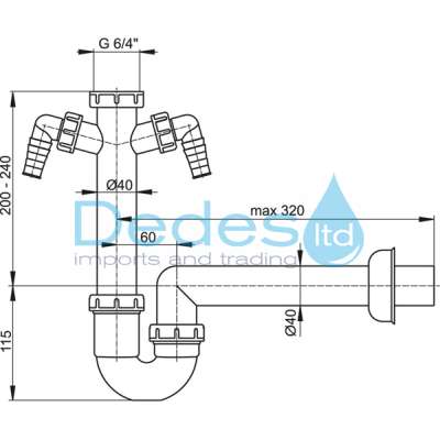 ΦΩΤΟΓΡΑΦΙΑ 2 ΣΙΦΩΝ ΝΕΡΟΧΥΤΟΥ A82 ALCAPLAST ΜΟΝΟ ΧΩΡΙΣ ΒΑΛΒΙΔΑ ΣΩΛΗΝΩΤΟ ΜΕ ΔΙΠΛΗ ΠΑΡΟΧΗ ΠΛΥΝΤΗΡΙΟΥ & ΕΞΟΔΟ Φ50