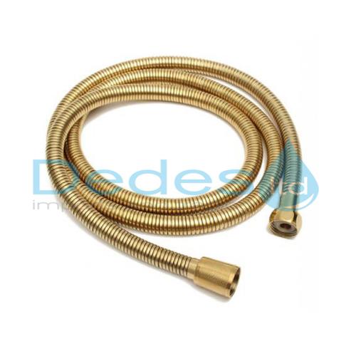 ΣΠΙΡΑΛ ΜΠΑΝΙΟΥ Β/Τ ΧΡΥΣΟ 150cm 1/2" ΘΗΛ. ΘΗΛ. STANDARD ΜΕΤΑΛΛΙΚΟ FERRO ANTITWIST ΚΩΝΟ W35 ΣΕ BLISTER