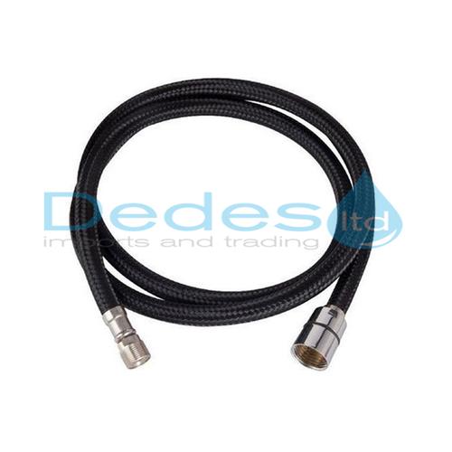 ΣΠΙΡΑΛ ΒΟΥΡΤΣAKI ΜΑΥΡΟ 150cm ΑΠΟ NAYLON Μ15 ΑΡΣ.ΠΕΡΙΣΤΡ/ΝΟ x1/2"ΘΗΛ.ΚΩΝΟ ΧΩΡΙΣ ΒΑΡΙΔΙO ΙΤΑΛΙΑΣ 30bar