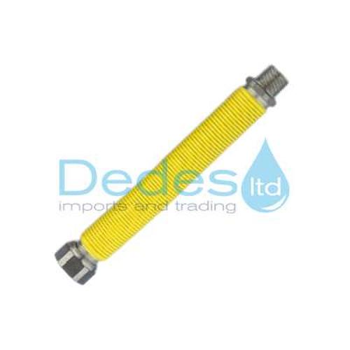 ΣΠΙΡΑΛ UNIGAS 9891 ΙΝΟΧ MBM ΚΙΤΡΙΝΟ ΦΥΣΙΚΟΥ ΑΕΡΙΟΥ 3/4" ΑΡΣΕΝ. ΘΗΛ. 200mm-400mm DIN20 ΑΥΞΟΜΕΙΟΥΜΕΝΟ