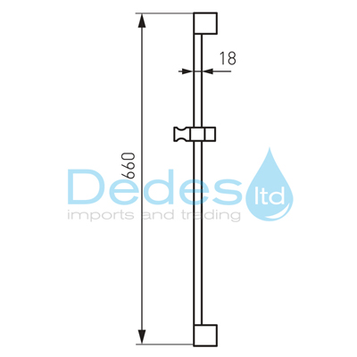 ΦΩΤΟΓΡΑΦΙΑ 3 ΣΤΗΡΙΓΜΑ-ΒΕΡΓΑ ΑΥΤΟΜ.ΣΥΡΟΜΕΝΟ ΧΡΩΜΕ RAIL1.0 FERRO 66cm ME Φ18 ΣΩΛΗΝΑ INOX ME ΒΑΣΕΙΣ ABS ΣΕ ΚΑΡΤΕΛΑ