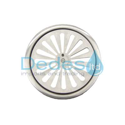 ΣΧΑΡΑ ΔΑΠΕΔΟΥ ΣΤΡΟΓΓΥΛΗ ΙΝΟΧ AISI 304 Β/Τ Φ100 ΑΣΦΑΛΕΙΑΣ 138gr. GJ ΑΝΟΞΕΙΔΩΤΗ OPEN-CLOSE ΣΕ ΚΟΥΤΙ