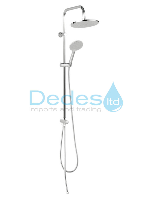 ΦΩΤΟΓΡΑΦΙΑ 2 ΚΟΛΟΝΑ INOX ΝΤΟΥΣ COPPA NP92 FERRO ΚΩΔ. Φ225 ΣΤΡΟΓΓ. +ΤΗΛΕΦ. Φ120 +ΣΠΙΡΑΛ 150cm +ΔΙΑΝΟΜ. ΣΕ ΚΟΥΤΙ