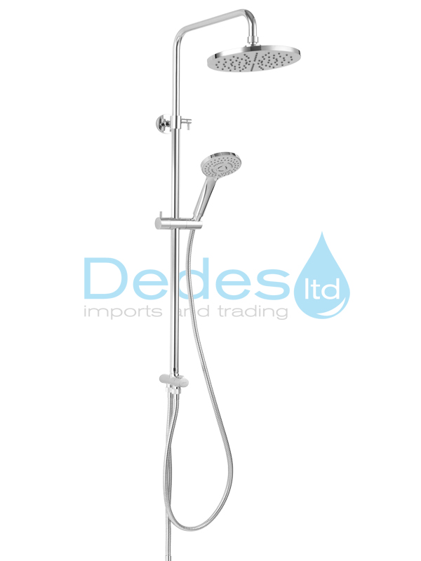 ΦΩΤΟΓΡΑΦΙΑ 2 ΚΟΛΟΝΑ INOX ΝΤΟΥΣ LUX NP45 FERRO ΡΥΘΜ. ΚΩΔ. Φ200 ΣΤΡΟΓΓ. +ΤΗΛΕΦ. Φ97 +ΣΠΙΡΑΛ 150cm +ΔΙΑΝΟΜ. ΣΕ ΚΟΥΤΙ