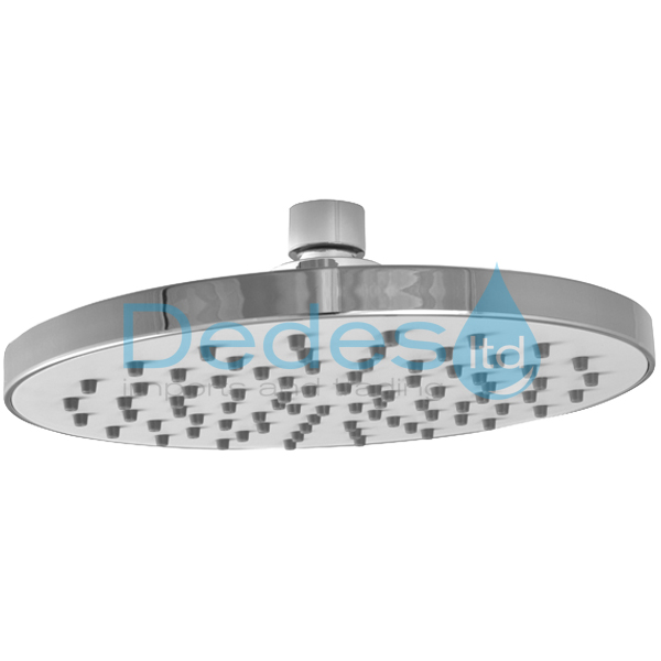 ΚΩΔΩΝΑΣ ΝΤΟΥΣ ΣΤΡΟΓΓΥΛΟΣ ΧΡΩΜΕ Φ200x15mm ΑΠΟ ABS DSN01 FERRO 1/2" ΘΗΛ. ΣΠΑΣΤΟΣ ΣΕ ΚΟΥΤΙ