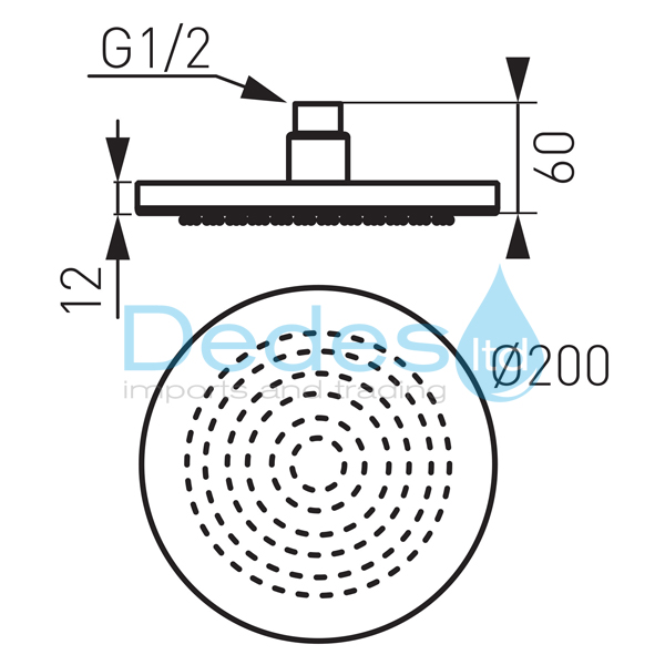 ΦΩΤΟΓΡΑΦΙΑ 4 ΚΩΔΩΝΑΣ ΝΤΟΥΣ ΣΤΡΟΓΓΥΛΟΣ ΧΡΩΜΕ Φ200x15mm ΑΠΟ ABS DSN01 FERRO 1/2" ΘΗΛ. ΣΠΑΣΤΟΣ ΣΕ ΚΟΥΤΙ