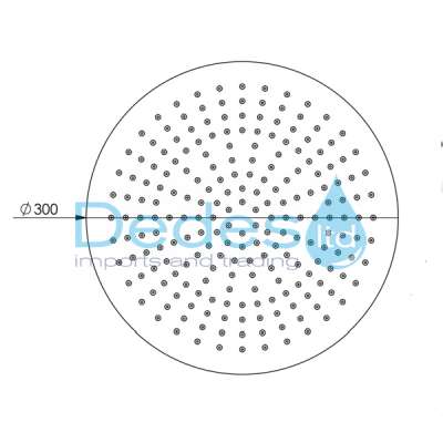 ΦΩΤΟΓΡΑΦΙΑ 3 ΚΩΔΩΝΑΣ ΝΤΟΥΣ INOX ΣΤΡΟΓΓΥΛΟΣ Φ300x2mm AISI 304 ΛΕΠΤ.1/2" ΘΗΛ.RELAX-TONDO 108 ΑΚΙΔΕΣ ΙΤΑΛ.ΣΕ ΚΟΥΤΙ